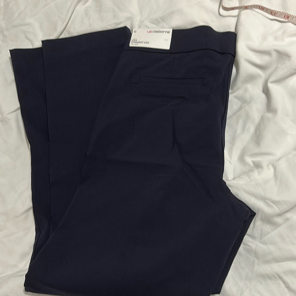 Liz Claiborne Navy Blue Slacks